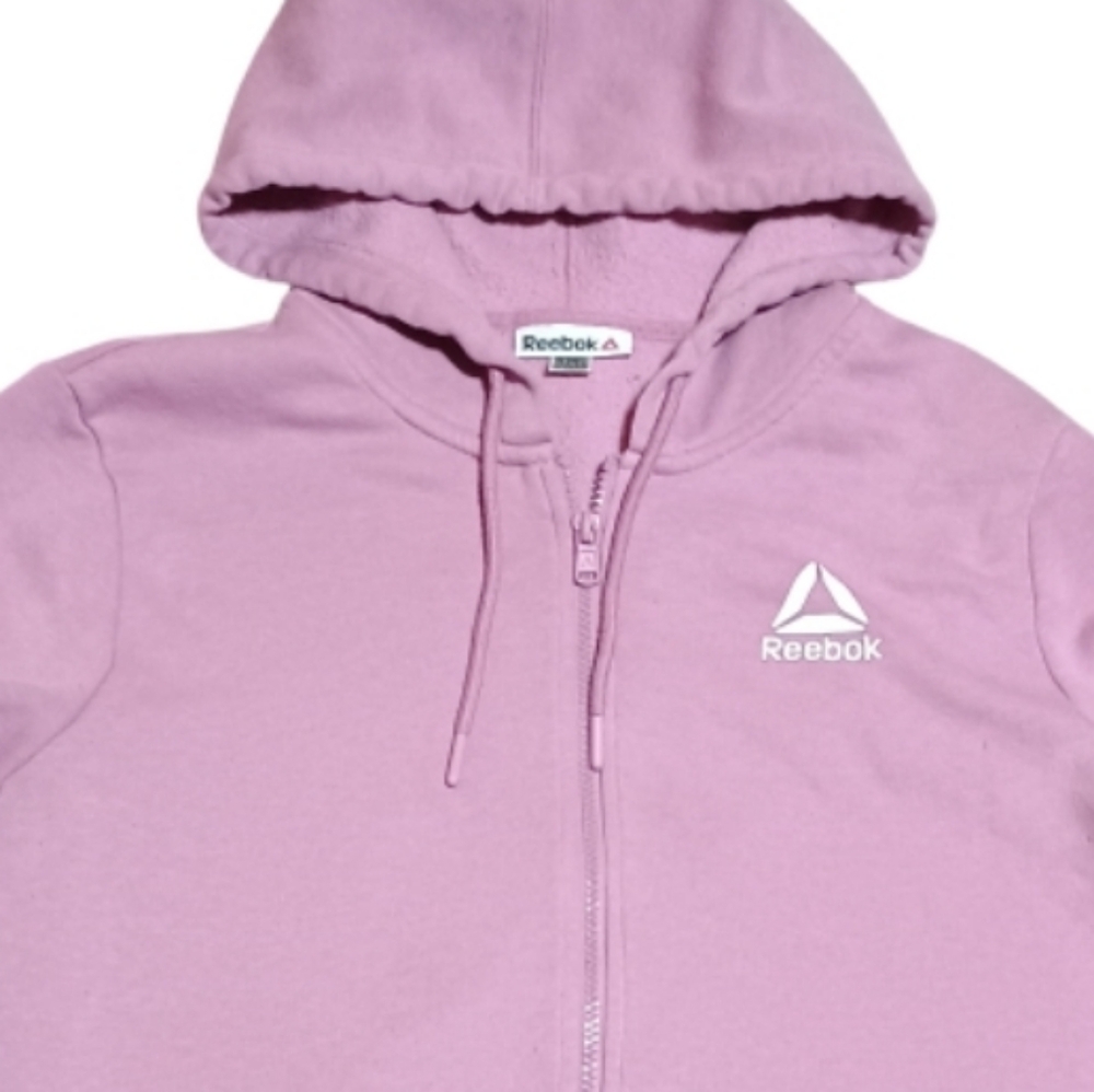 Reebok Pink Hoodie Jacket Women's Size Small - Picture 3 of 3
